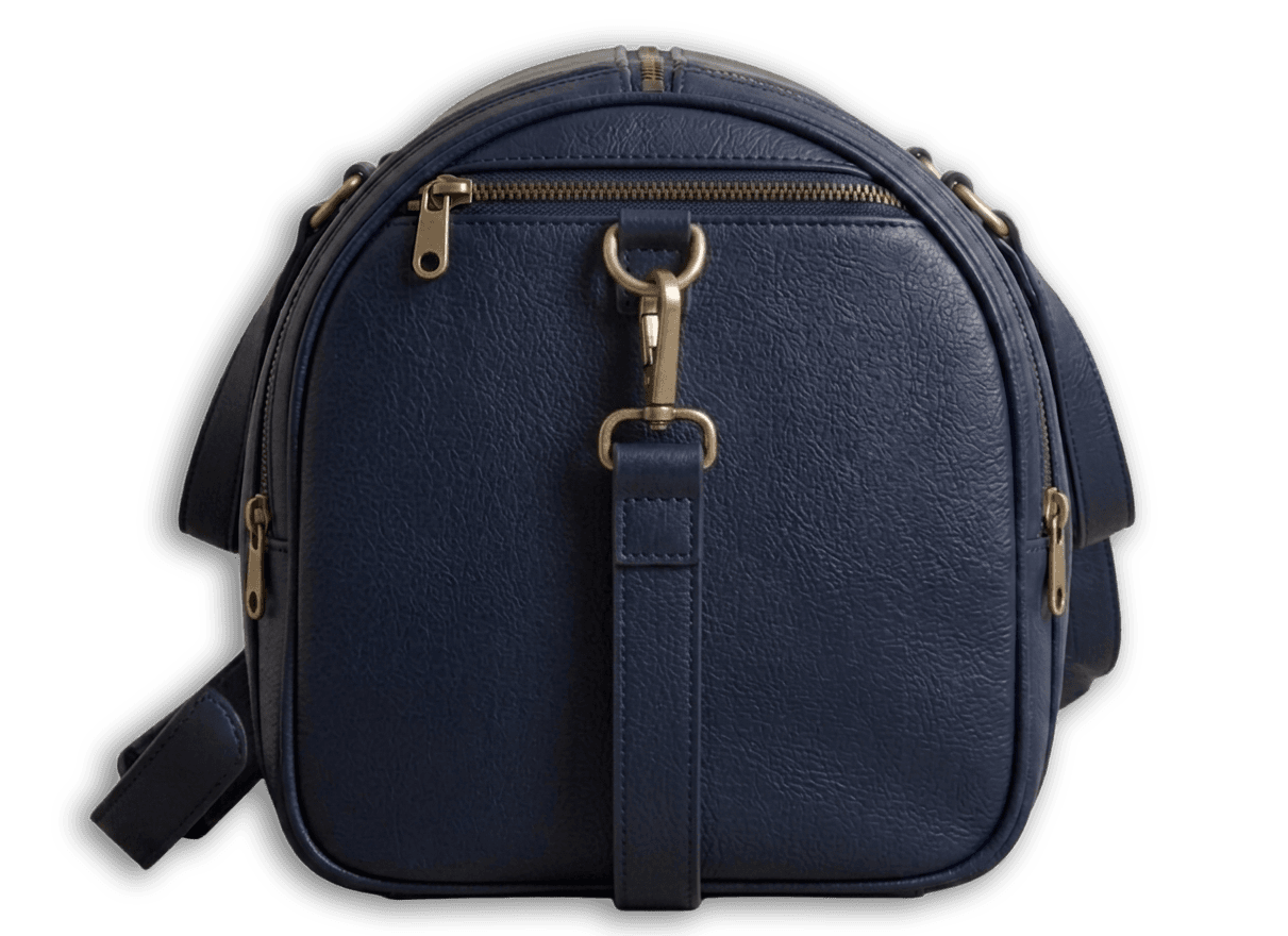 Executive Leather Sports Duffel view 2